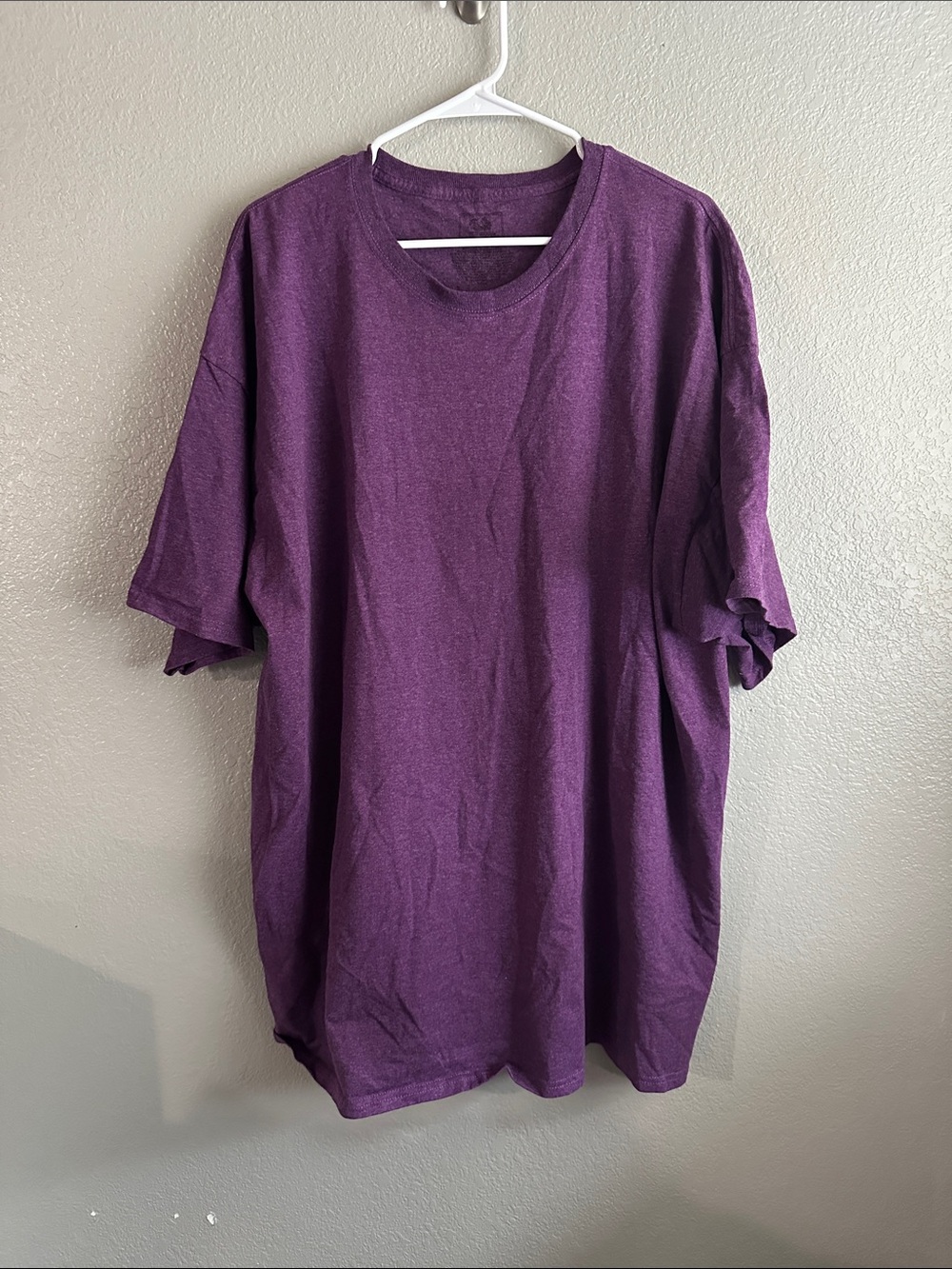 Fruit of the Loom Men's Purple Crew Tee